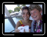 Punch de l'arrivee avec Martine
